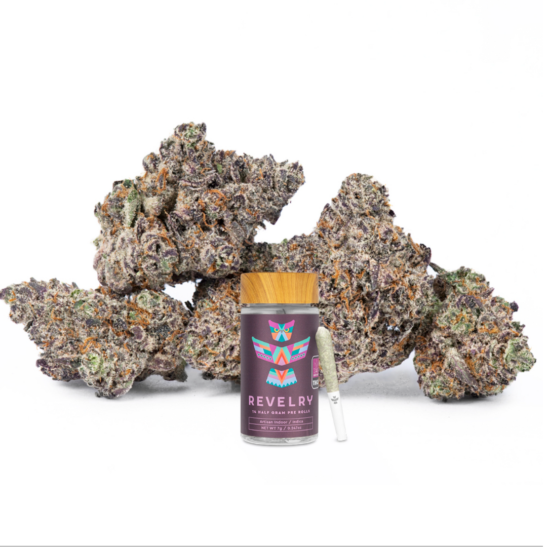 Revelry - THCA Preroll | 14 pack | Preroll | 7g / Indica/Biscotti Mints